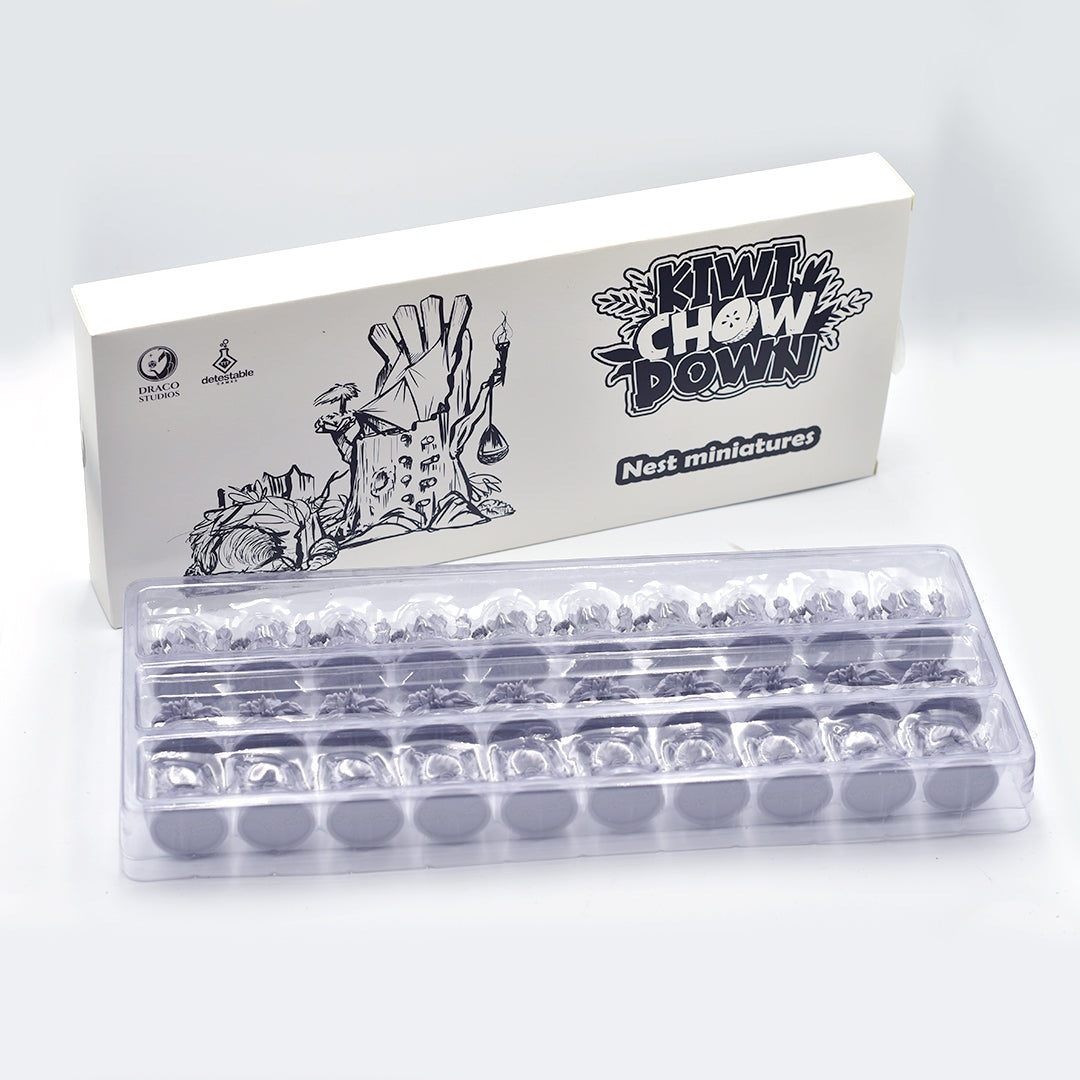 Draco Studios: Kiwi Chow Down: Nest Miniatures