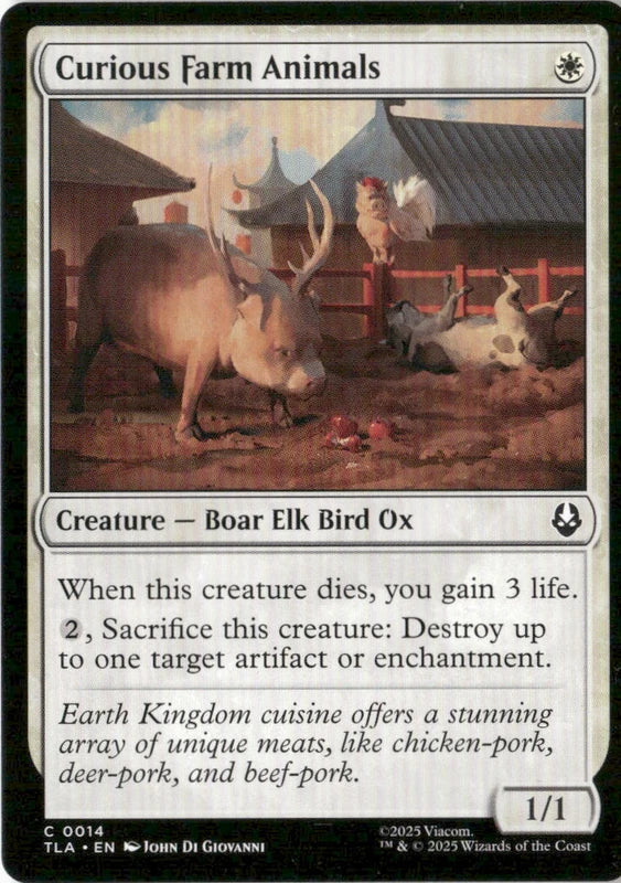 Curious Farm Animals - Avatar: The Last Airbender