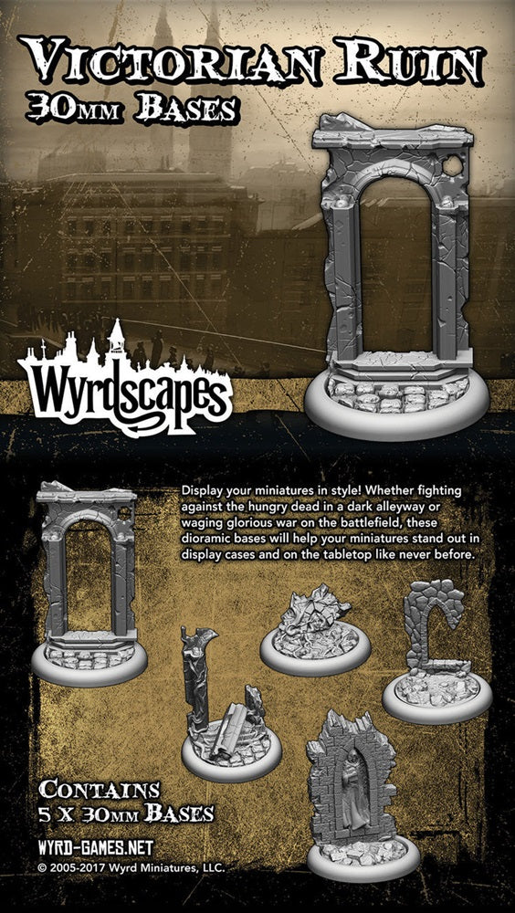 Wyrd Games: Wyrdscapes: Bases: Wyrdscapes Victorian 30MM