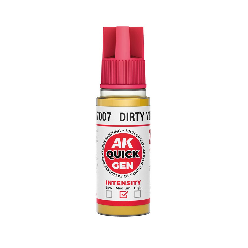 AK Interactive - Quick Gen - Dirty Yellow 18 ml