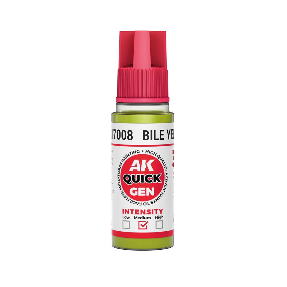 AK Interactive - Quick Gen - Bile Yellow 18 ml