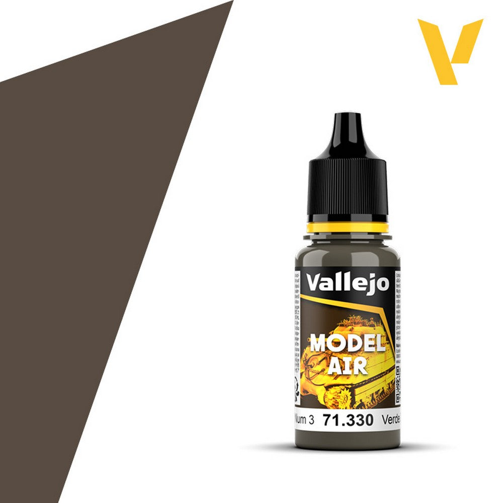 Vallejo - Model Air - Khaki Green No. 3 18 ml