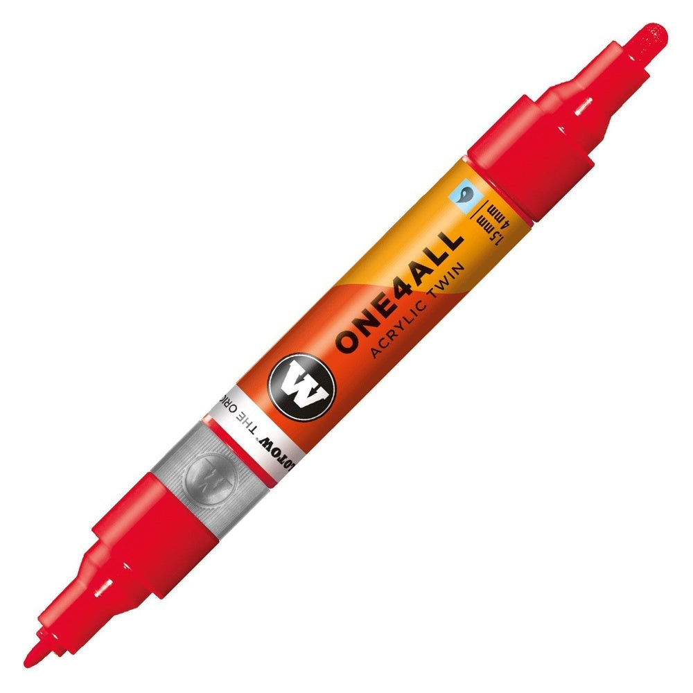 Molotow - Markers - One4All - Twin - #243 Cherry Red 1.5 and 4mm