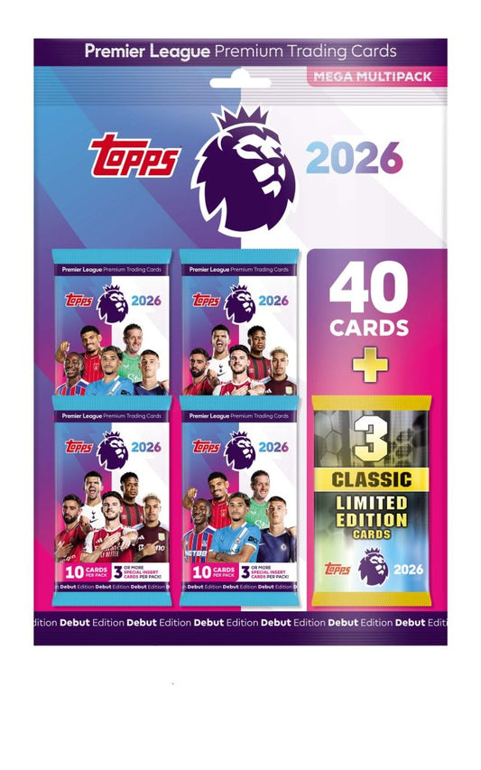 Topps Premier League 2026 - Mega Multipack
