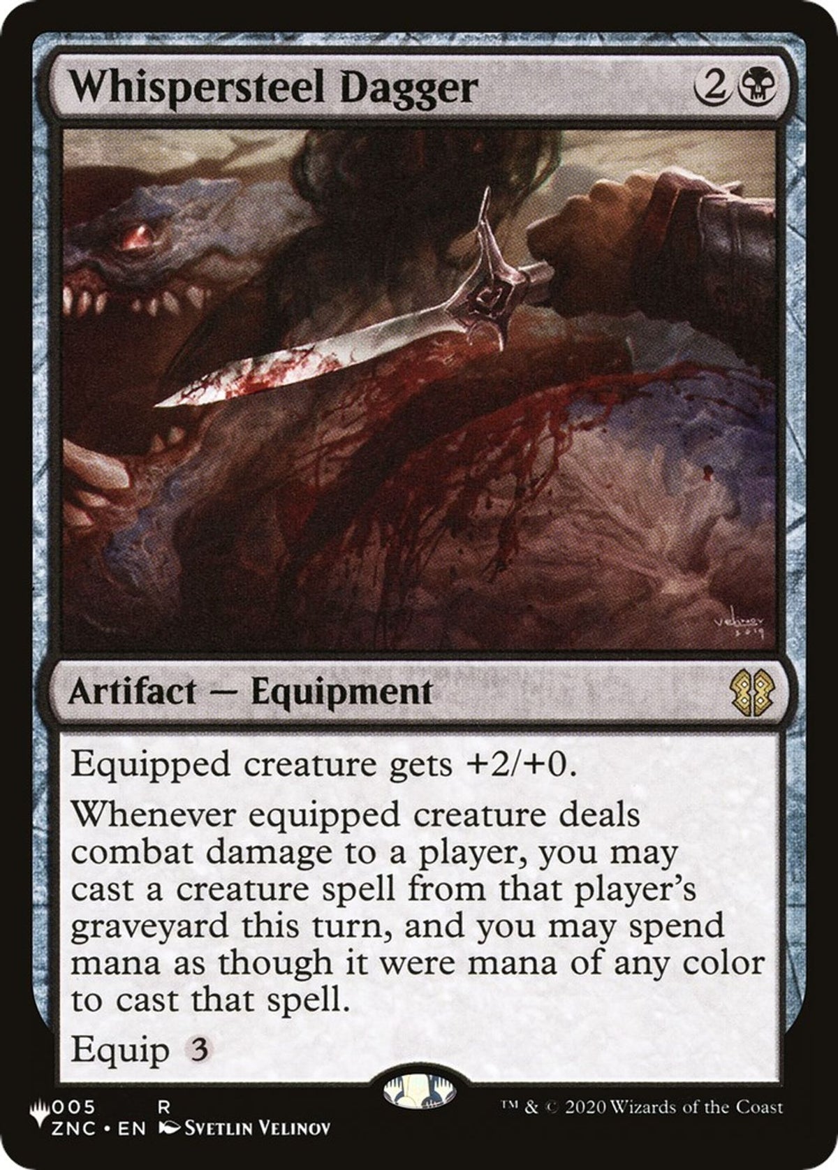 Whispersteel Dagger - The List Reprints