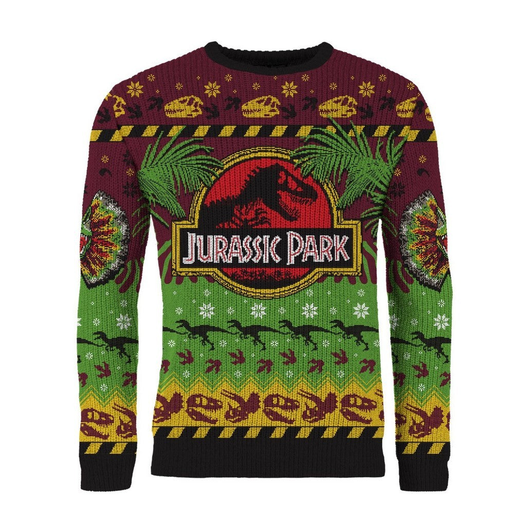 U1 Jurassic Park: Happy Rexmas Christmas Jumper (Size: XXXL)