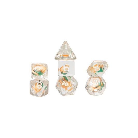 Sirius Dice - Fruit Slice Dice Set - Peach