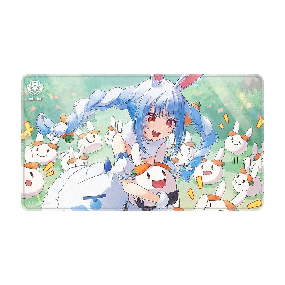 Ultra Pro: UP16806 Usada Pekora Stitched Playmat for the hololive OFFICIAL CARD GAME