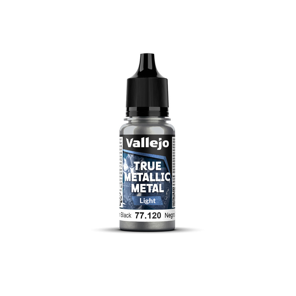 Vallejo - True Metallic Metal - Obsidian Black 18ml
