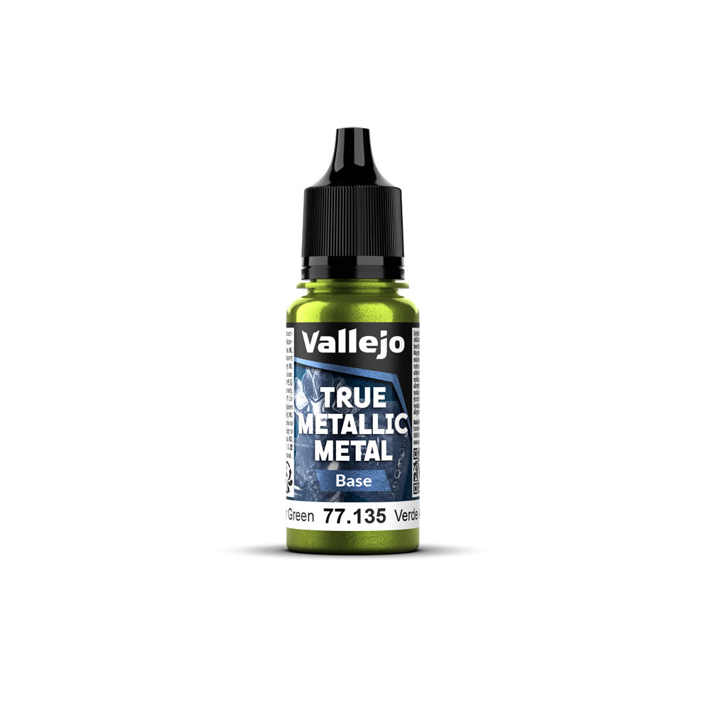 Vallejo - True Metallic Metal - Amber Green 18ml