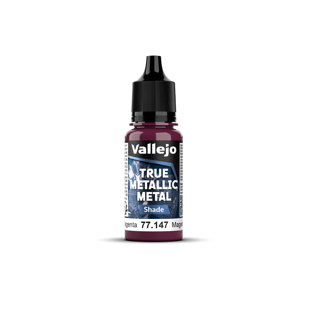 Vallejo - True Metallic Metal - Crimson Magenta 18ml