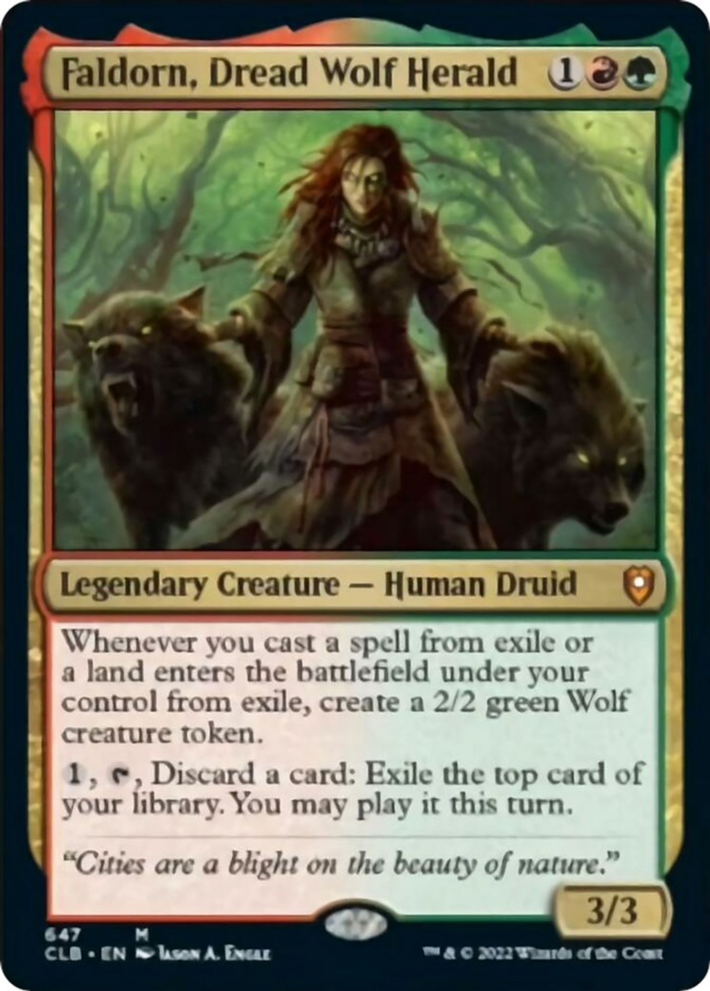 Faldorn, Dread Wolf Herald