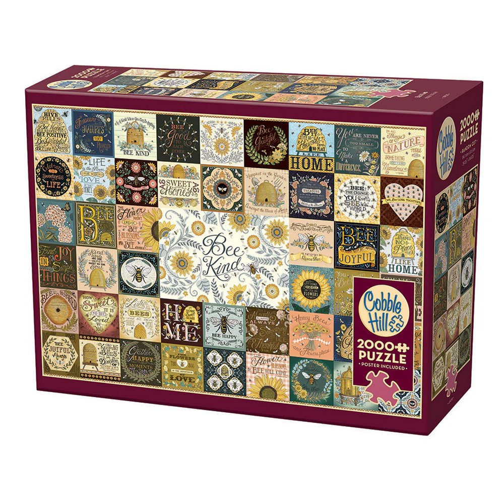 Puzzle - Cobble Hill - Bee Kind 2000Pc