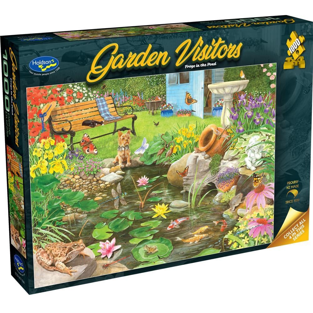 Puzzle - Holdson - Garden Visitors Frogs 1000Pc