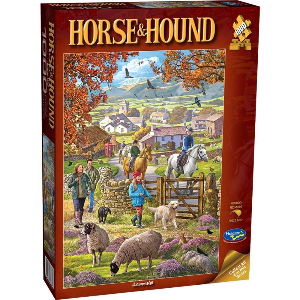 Puzzle - Holdson - Horse & Hound Autumn Walk 1000