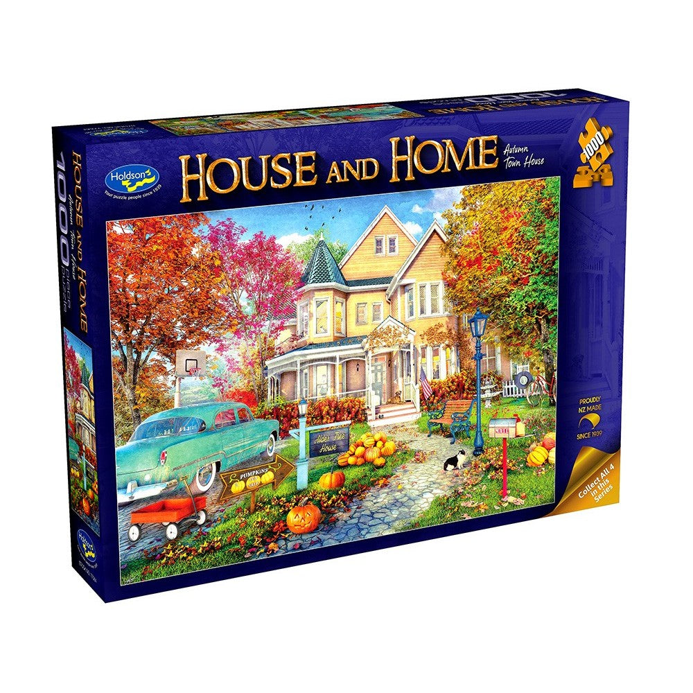 Puzzle - Holdson - House & Home Autumn Town 1000P