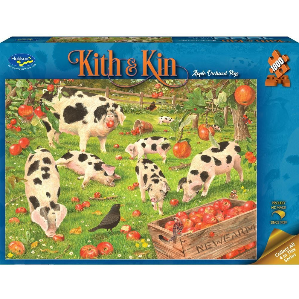 Puzzle - Holdson - Kith & Kin Orchard Pigs 1000Pc