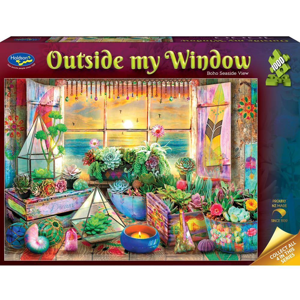 Puzzle - Holdson - Outside My Window Boho 1000Pc