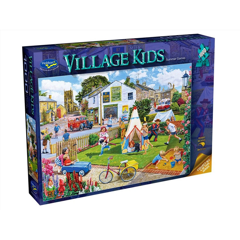 Puzzle - Holdson - Village Kids Summer Games 1000