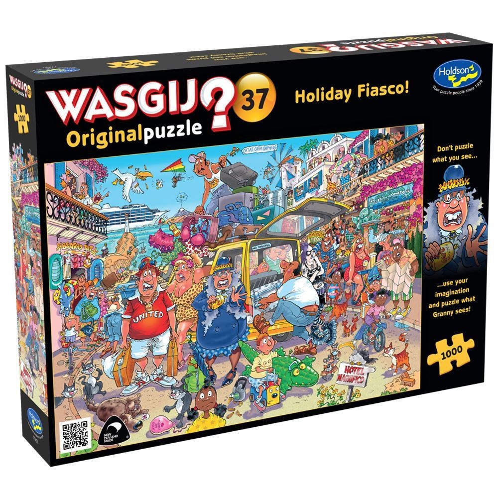 Puzzle - Holdson - Wasgij? - Original - #37 - Holiday Fiasco 1000pc