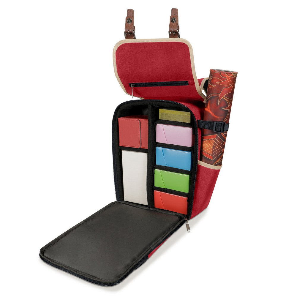 ENHANCE Designer Edition Compact Trading Card Backpack - Red