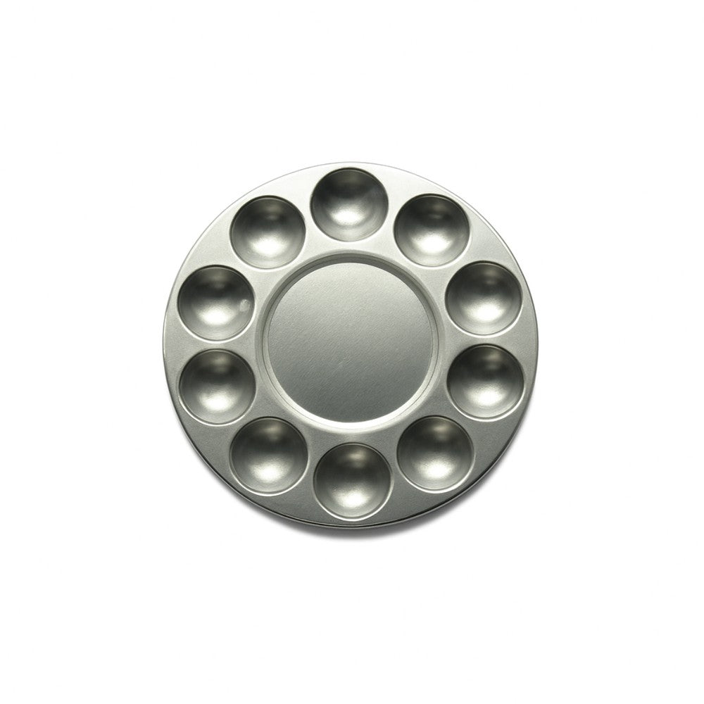 PK Pro - Aluminium Colour Palette Round 10 Wells (17cm)