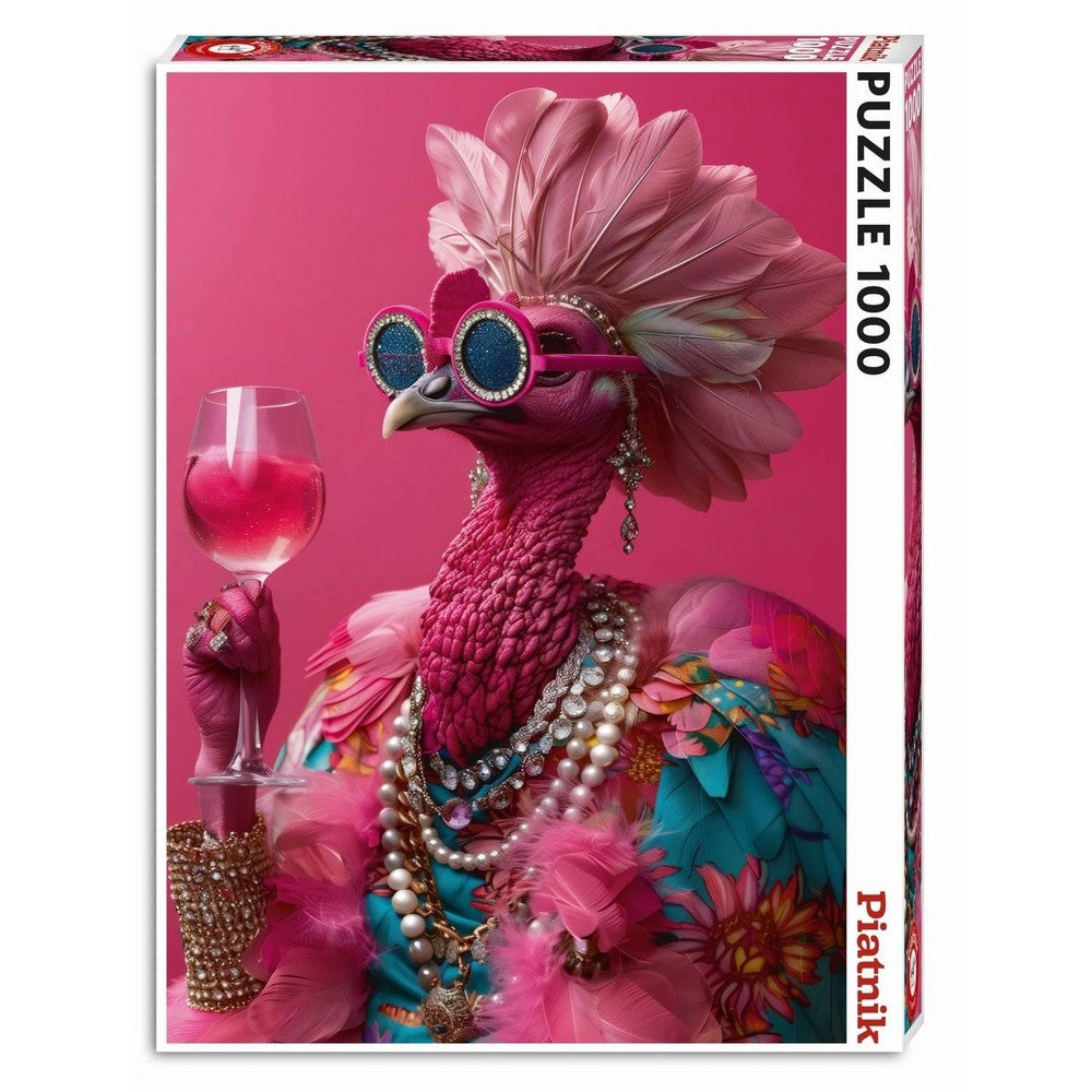 Puzzle - Piatnik - Pink Birdie, 1000pcs