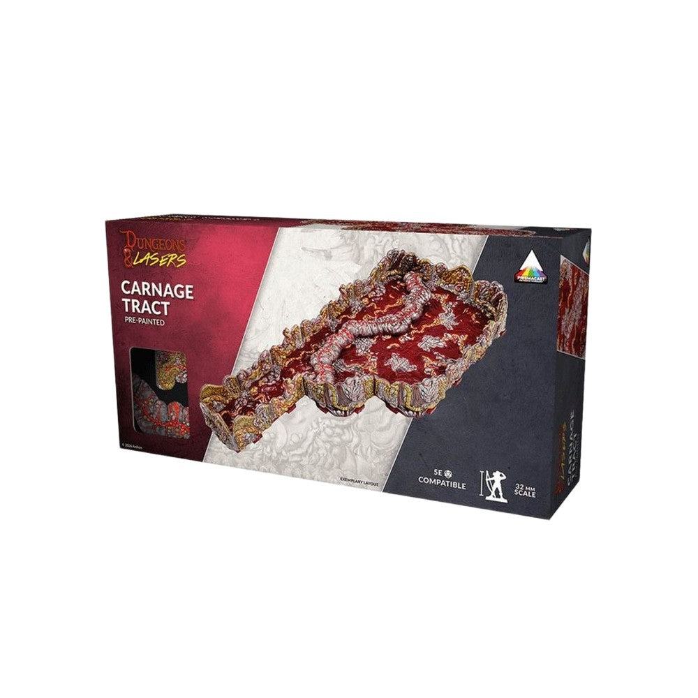 Dungeons & Lasers: PrismaCast Pre-Painted Terrain - Carnage Tract: Pre-Painted