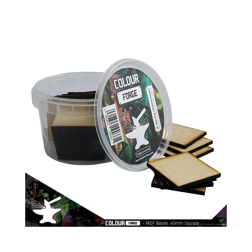 The War Hub - MDF Bases - 40mm Square (30)