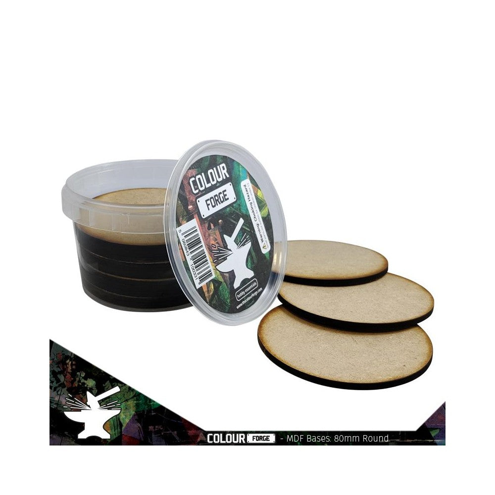 The War Hub - MDF Bases - 80mm Round (14)