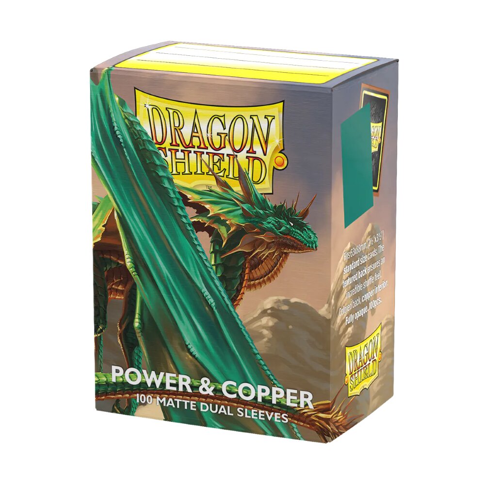 Dragon Shield: Sleeves – Matte Dual – Power & Copper