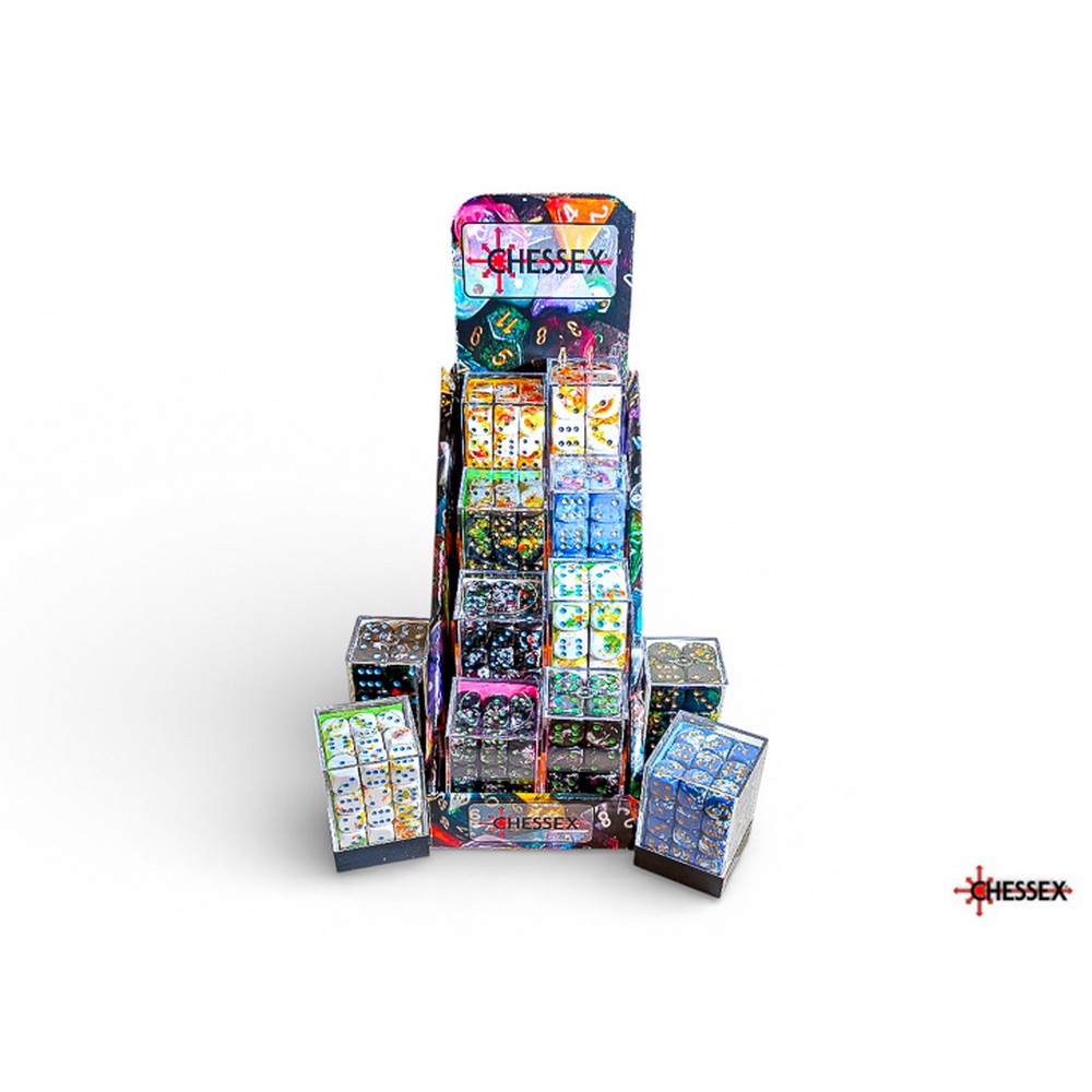 CHX 29928 Speckled '26 d6 Dice Block Sampler 12mm and 16mm