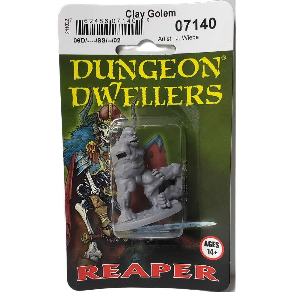 Reaper: Dungeon Dwellers: Clay Golem (Plastic)