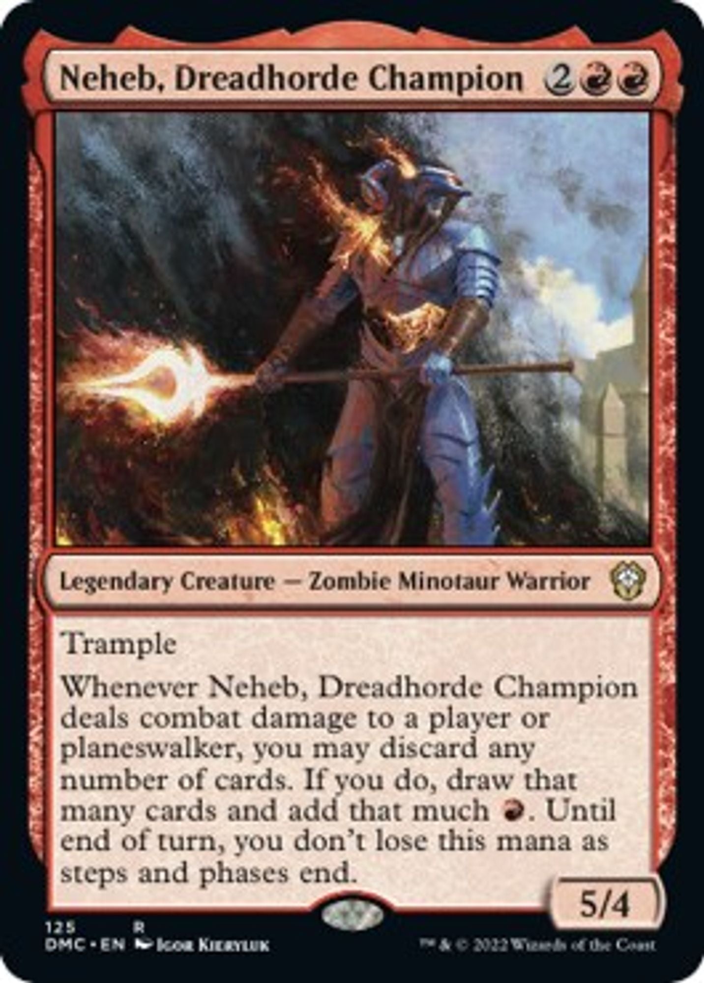 Neheb, Dreadhorde Champion - Commander: Dominaria United