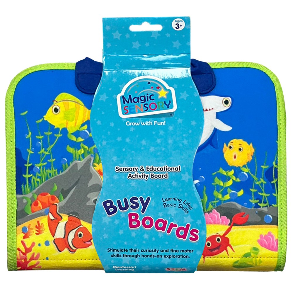 Busy Board Blue