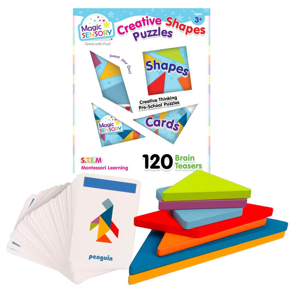 Creative Shapes Puzzle (Blue Tin)