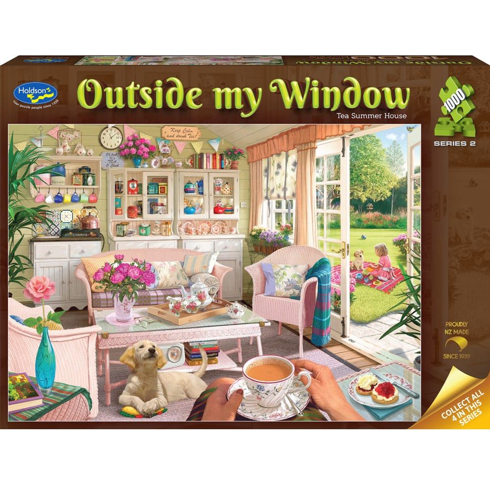 Puzzle - Holdson - Outside my Window S2 - 1000pc Puzzle - Tea Summer House
