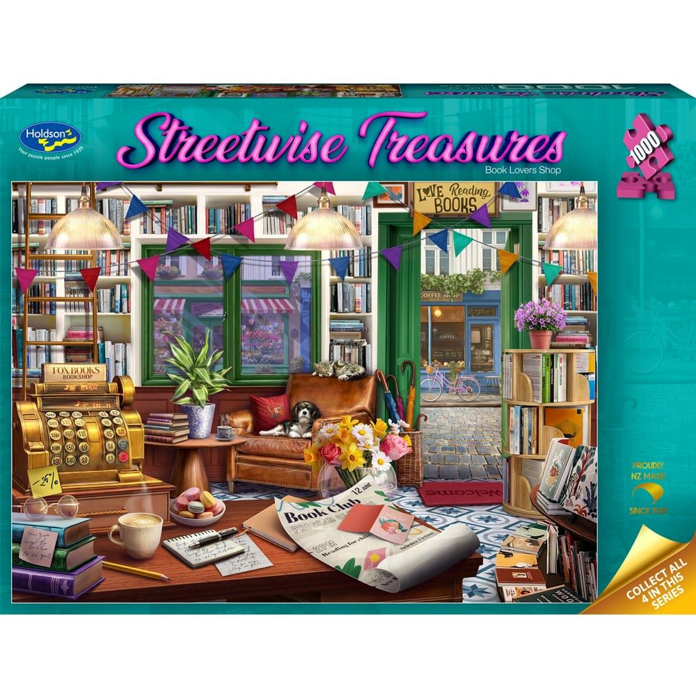 Puzzle - Holdson - Streetwise Treasures - 1000pc Puzzle - Book Lovers Shop