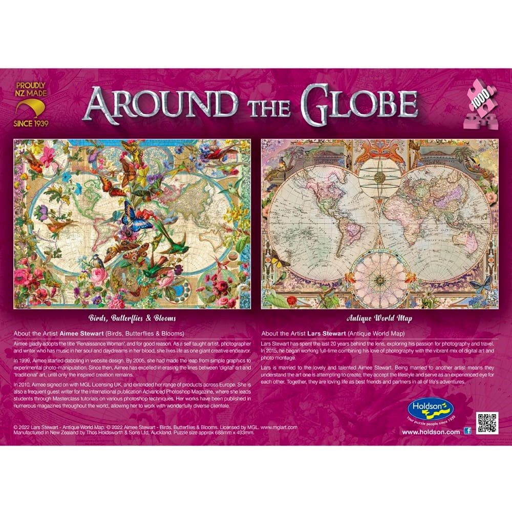 Puzzle - Holdson - Around The Globe - 1000pc Puzzle - Master