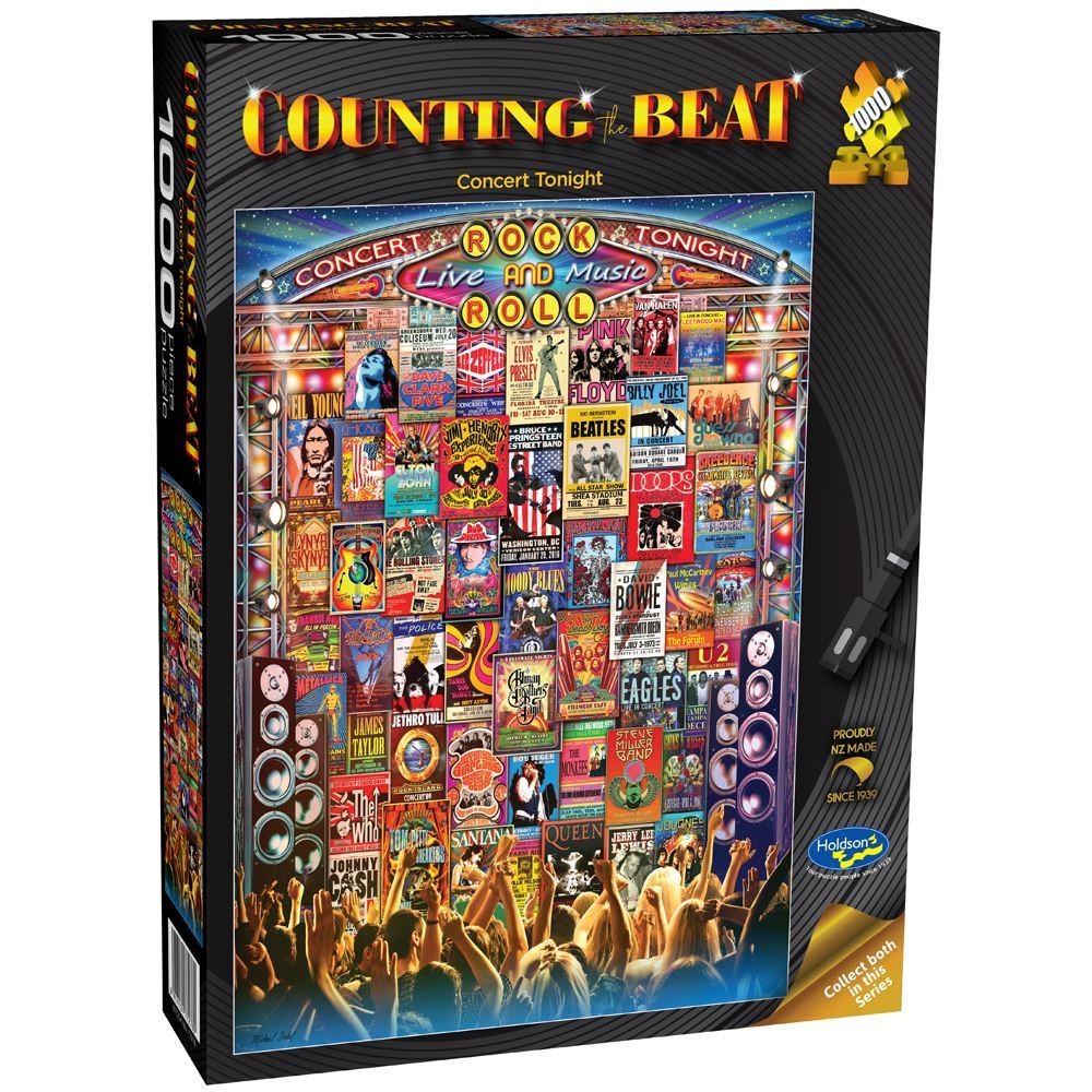 Puzzle - Holdson - Counting the Beat - 1000pc Puzzle - Concert Tonight