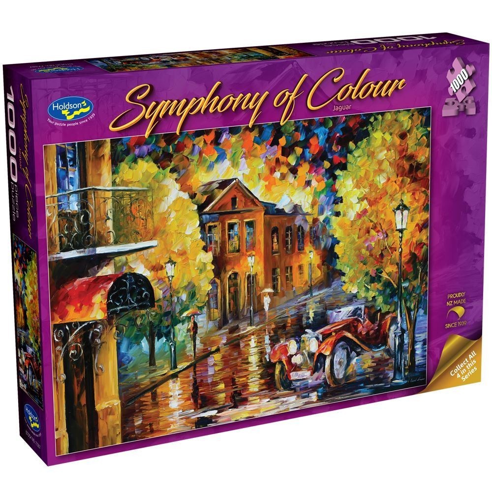 Puzzle - Holdson - Symphony of Colour - 1000pc Puzzle - Jaguar