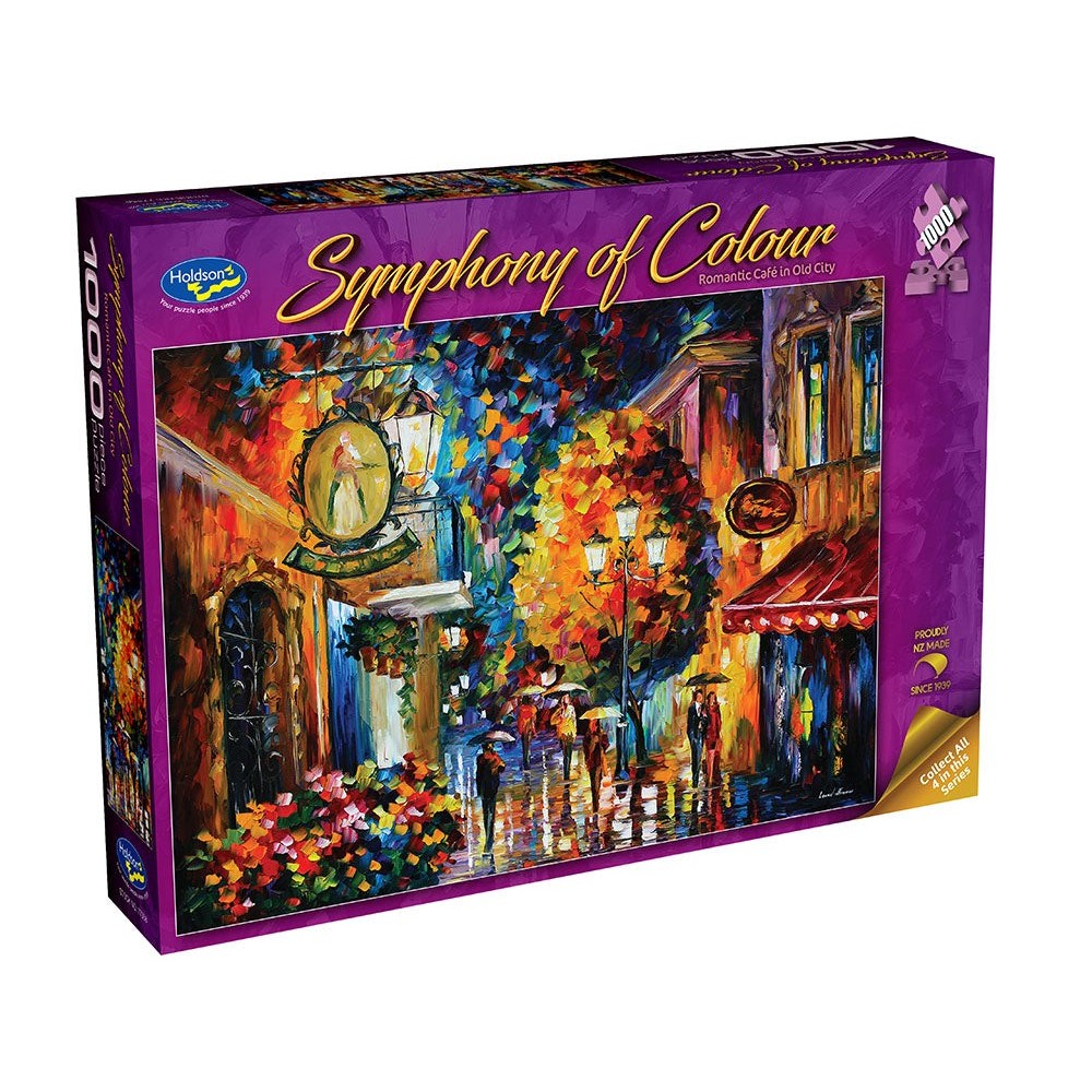Puzzle - Holdson - Symphony of Colour - 1000pc Puzzle - Romantic Cafe