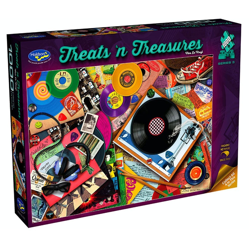 Puzzle - Holdson - TNTS3 - 1000pc Puzzle - Viva La Vinyl