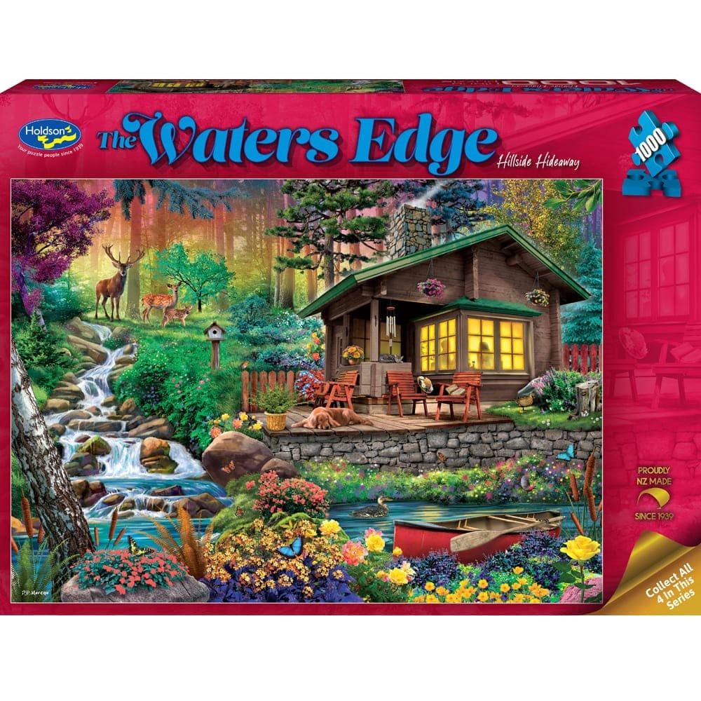 Puzzle - Holdson - The Waters Edge - 1000pc Puzzle - Hillside Hideaway