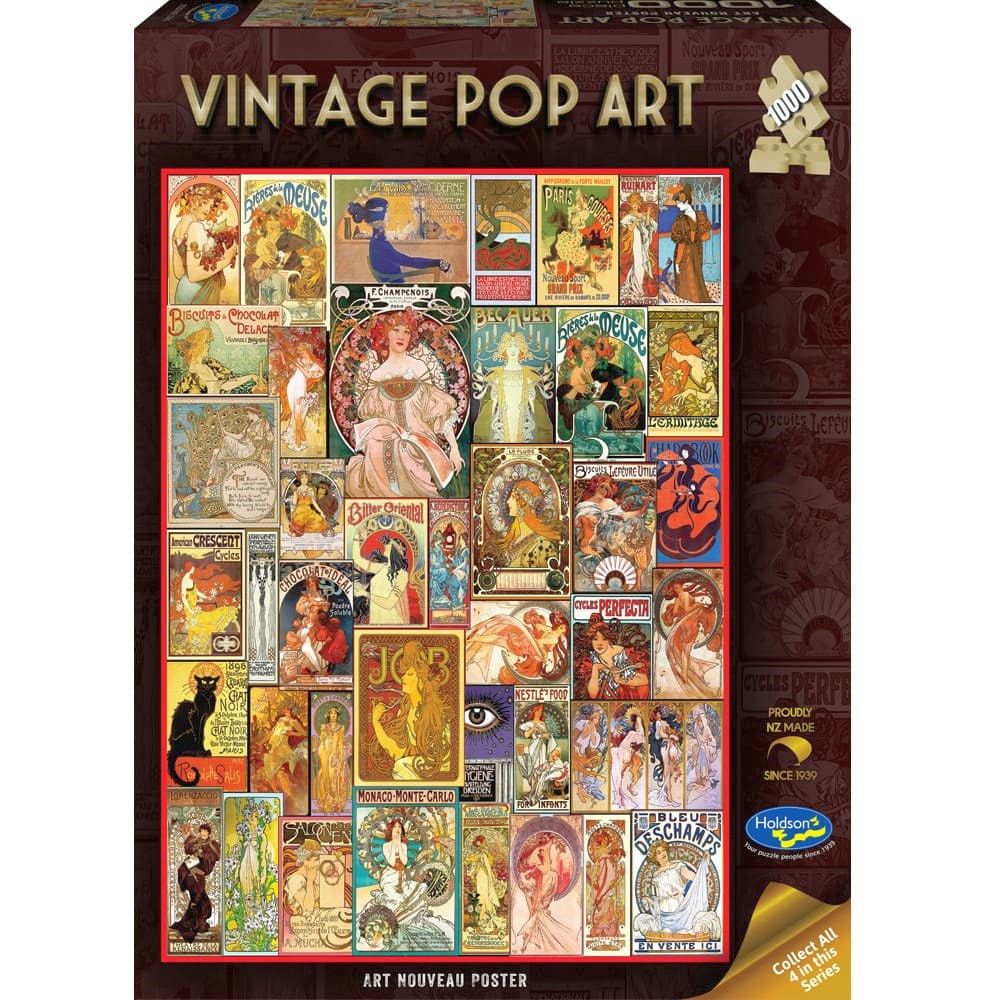 Puzzle - Holdson - Vintage Pop Art - 1000pc Puzzle - Art Nouveau Poster
