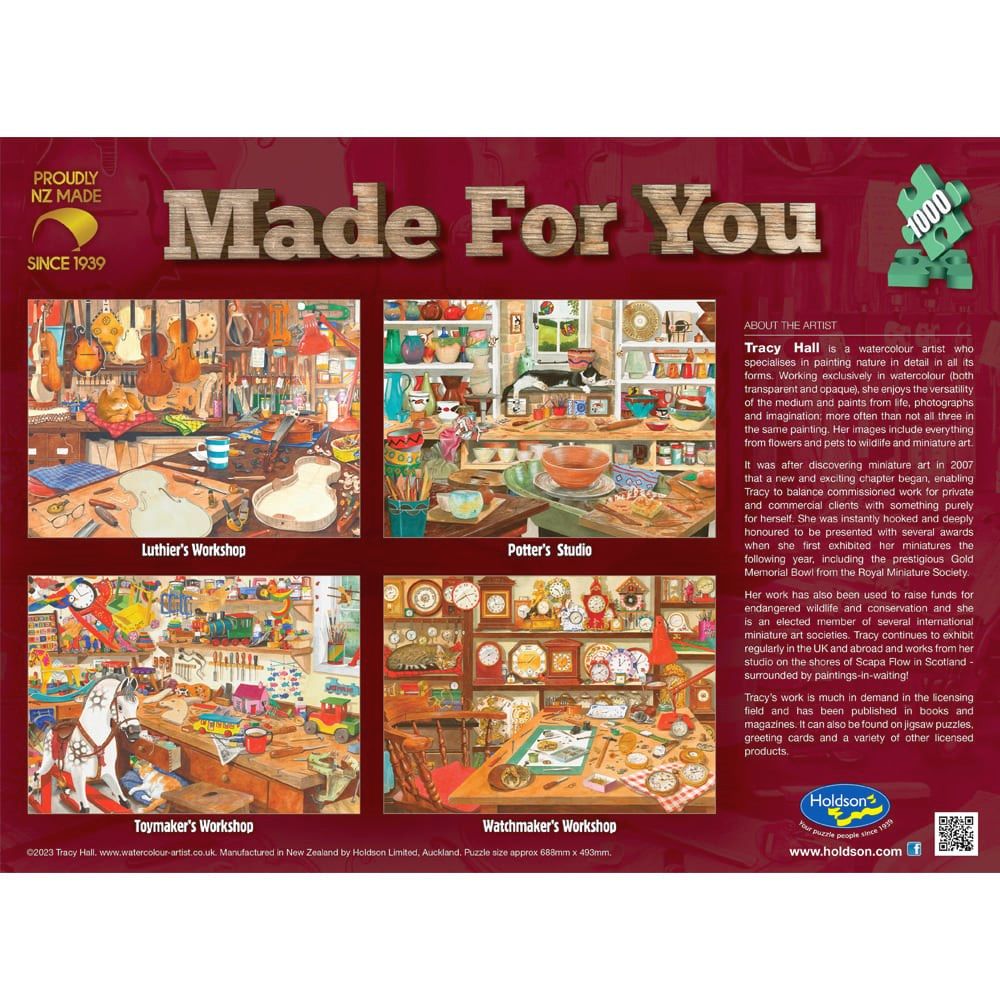 Puzzle - Holdson - Made For You - 1000pc Puzzle - SET OF FOUR