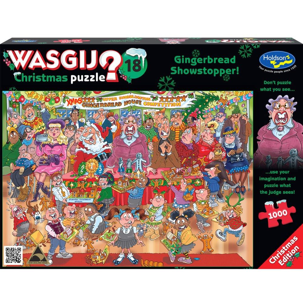 Puzzle - Holdson - Wasgij? - 1000pc Puzzle - Christmas #18 Gingerbread Showstopper
