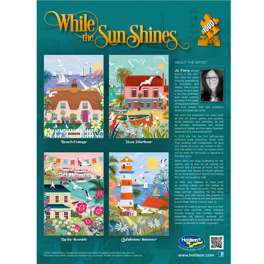 Puzzle - Holdson - While the Sun Shines - 1000pc Puzzle - SET OF FOUR