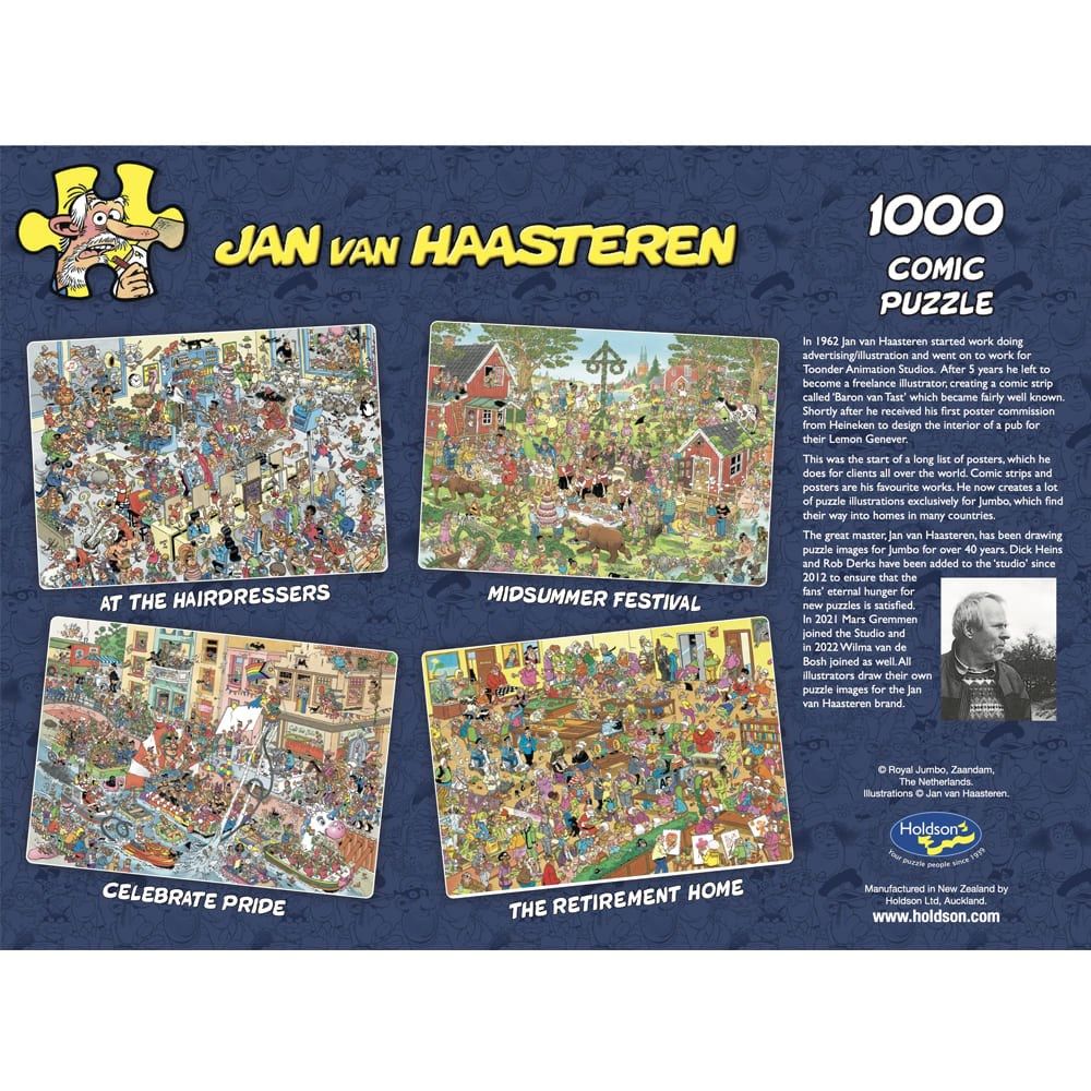 Puzzle - Holdson - Van Haasteren - 1000pc Puzzle - SET OF FOUR