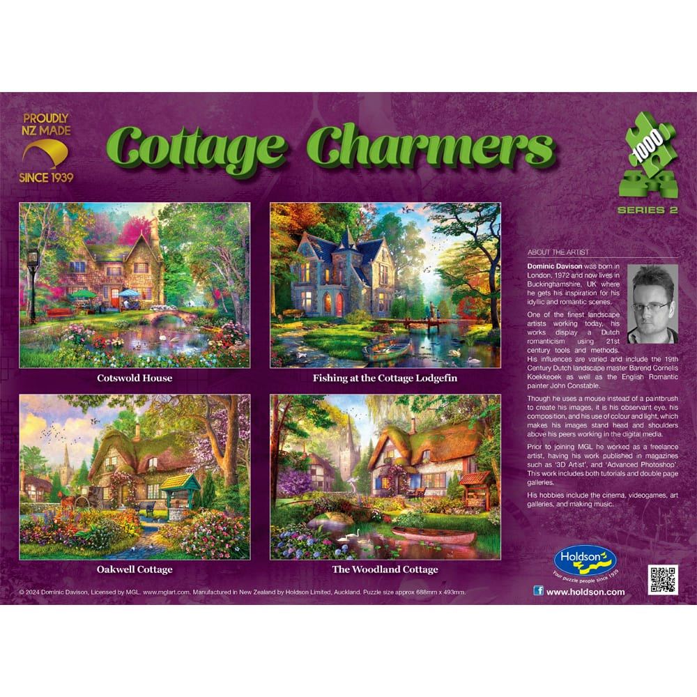 Puzzle - Holdson - Cottage Charmers S2 - 1000pc Puzzle -SET OF FOUR